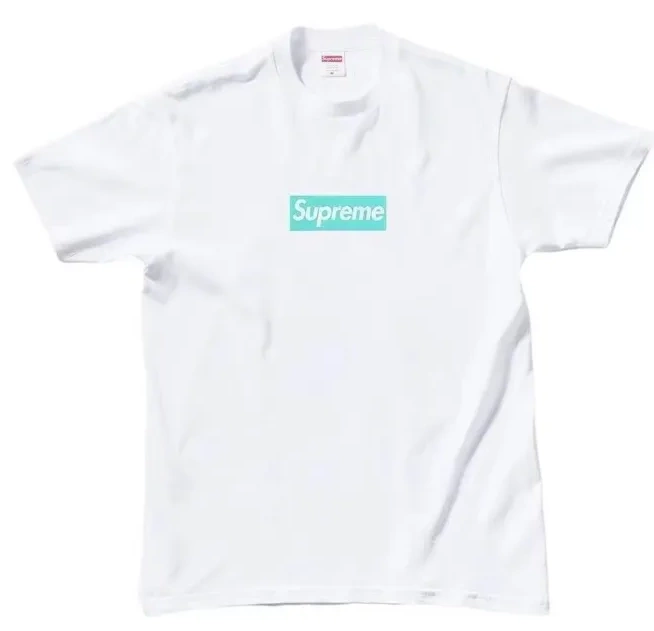 Logo Tee Short Sleeve Box Co M Tiffany L Tiffany Co S XL T-shirt 21FW White 0803